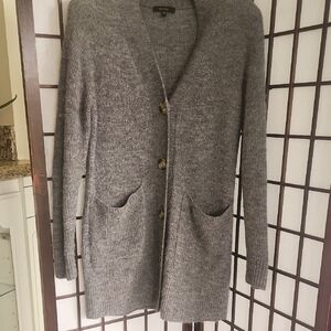 Quince Gray Wool/Alpaca Women's Cardigan